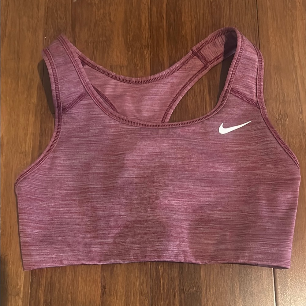 Nike Heathered Purple Sports Bra